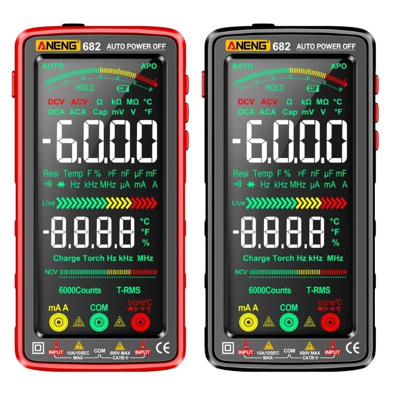 

Digital Multimeter Voltmeter Auto-Ranging Fast Accurately Measure Voltage Curret