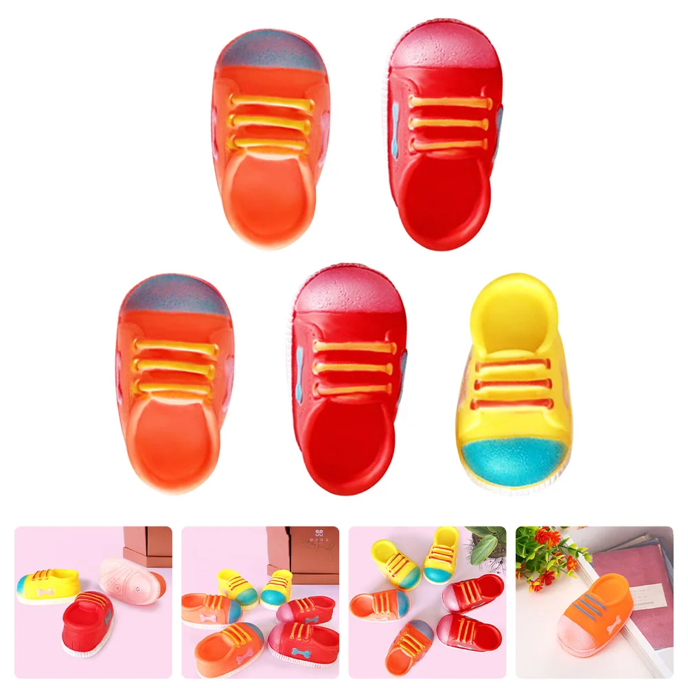 

Dog Toy Toys Pet Chew Molar Sneaker Puppy Squaeky Squeaky Cat Sound Teething Stick Cleaning Teeth Training Interactive Biting
