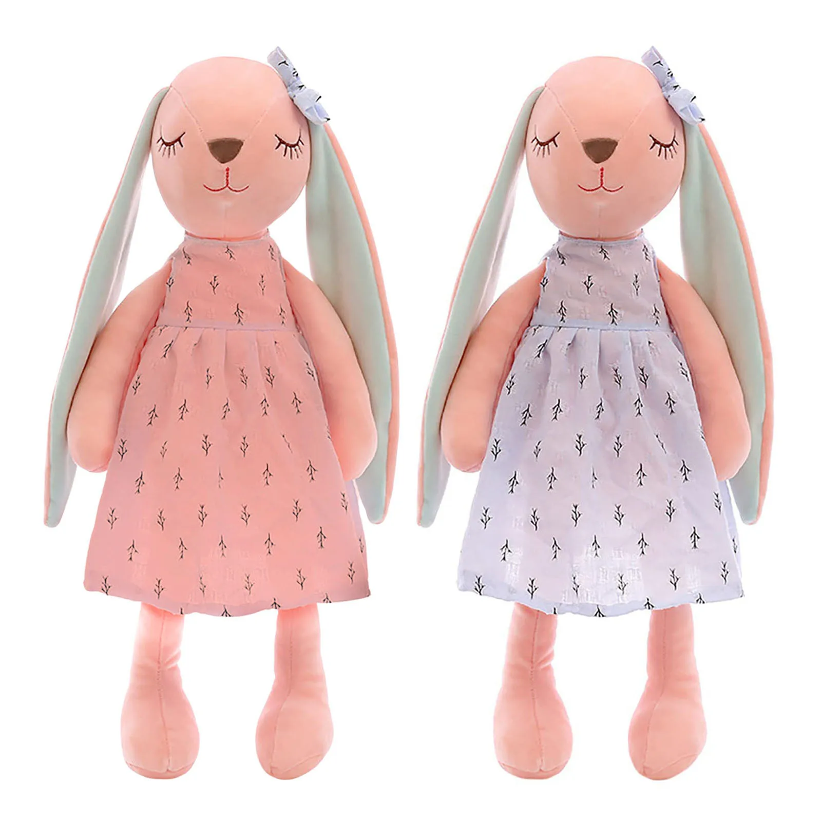 

Kawaii Rabbit Plush Toys Cartoon Long Ear Bunny Doll For Children Soft Plush Stuffed Animal Appease Sleeping Toy Home Decoration