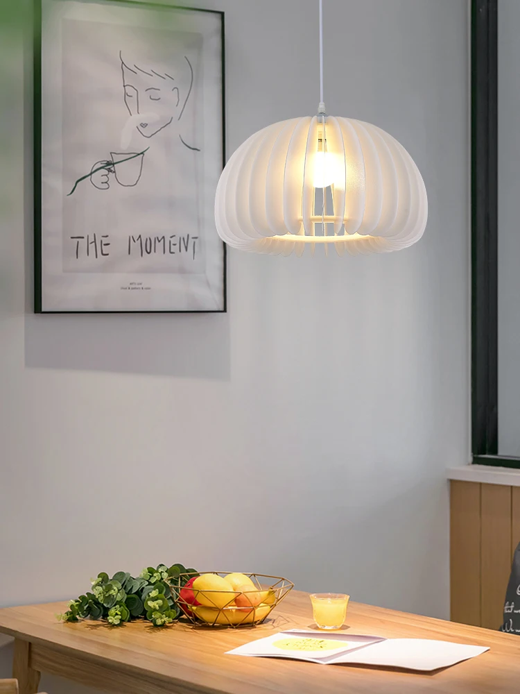 Nordic restaurant Pendant lights for living room simple modern art decoration pumpkin dining table lamp home decor light fixture