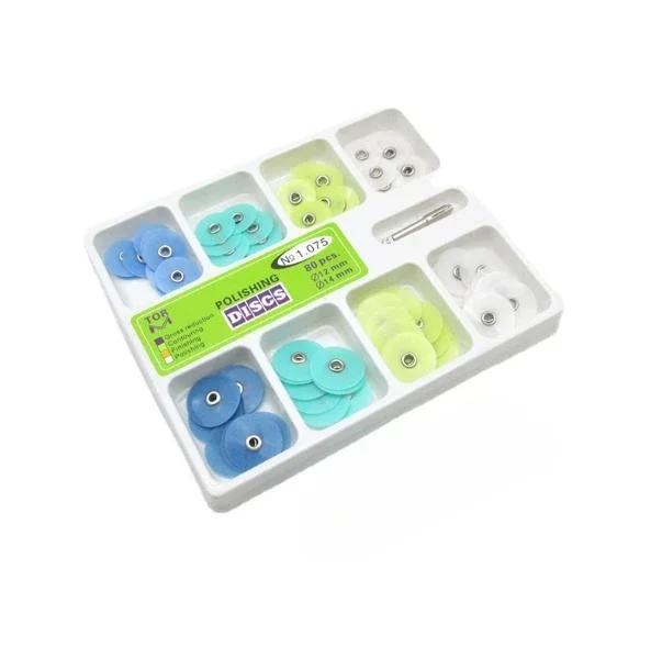 Полировка зубных протезов диски уменьшение брута контур оправка в полоску набор