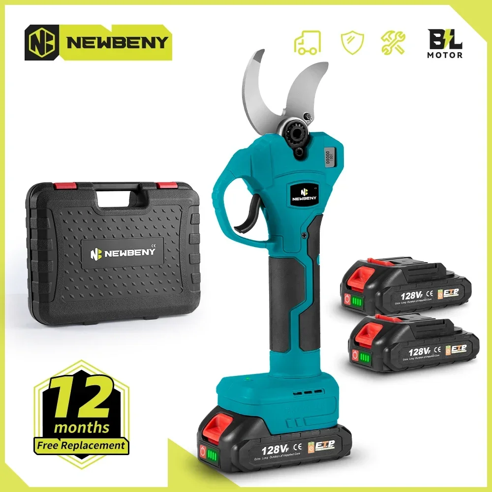 NEWBENY Бесщеточные электрические секаторы 45 мм 2 скорости для Makita 18В