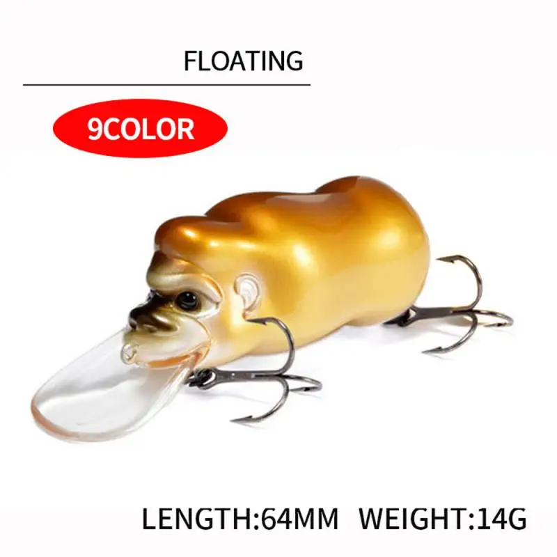 

Fake Bait 9 Colors Goods For Fishing Little Fat Japanese Water Surface Noise Fishing Accessories Luya Bait 64mm/14g