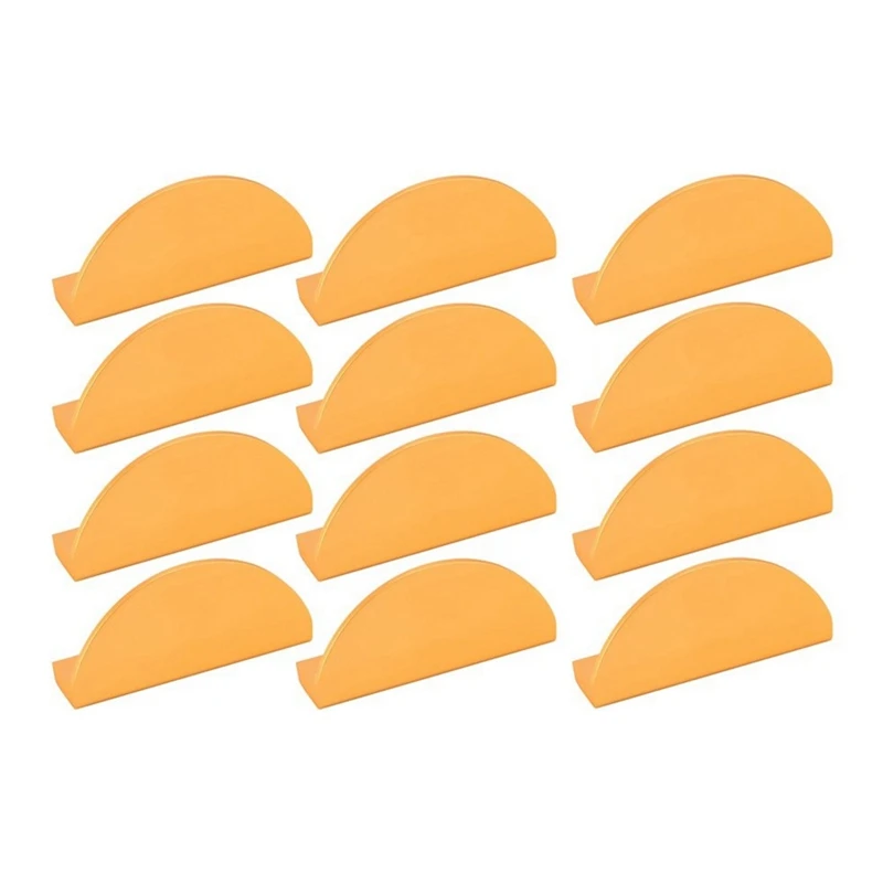 

12Pcs Champagne Gold Drawer Handles 2.5 Inch Half Moon Cabinet Drawer Handles Modern Cabinet Hardware Handles