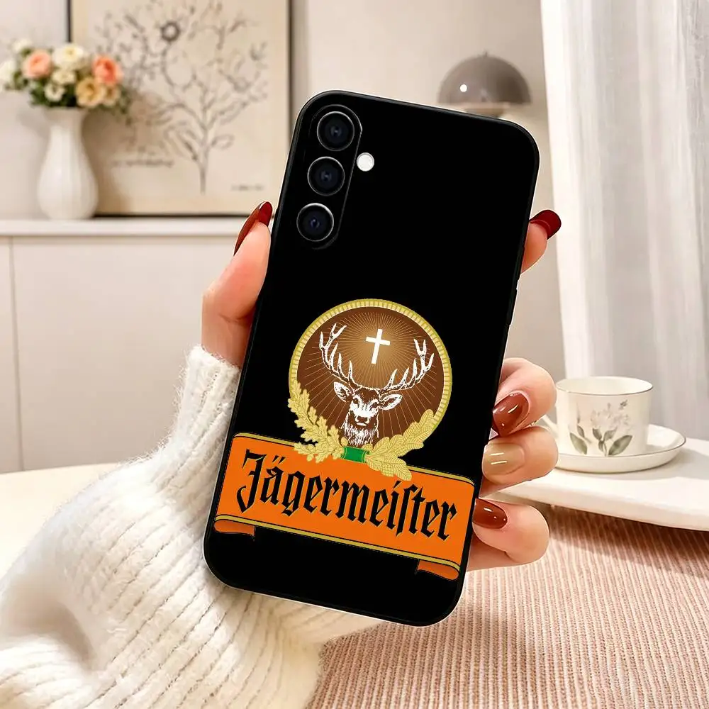 Фото Модный подарочный чехол для телефона Jagermeister, черный силиконовый мягкий чехол для Samsung Galaxy A73, A72, A71, A70, A53, A52, A51 №3