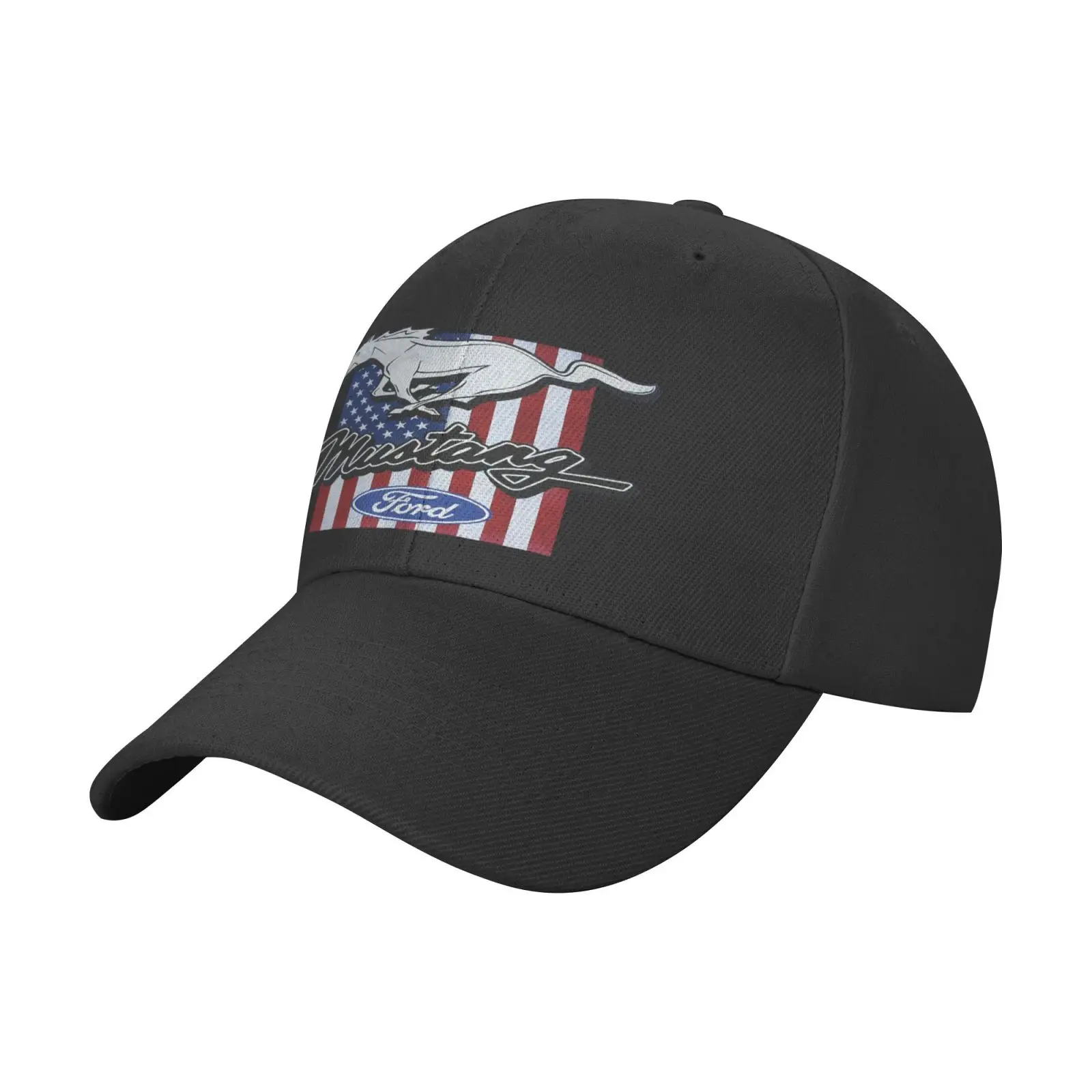 Ford Mustang American Flag Men's Caps Golf Cap Beanies For Men Adventure Time Summer Fishing Man Women |