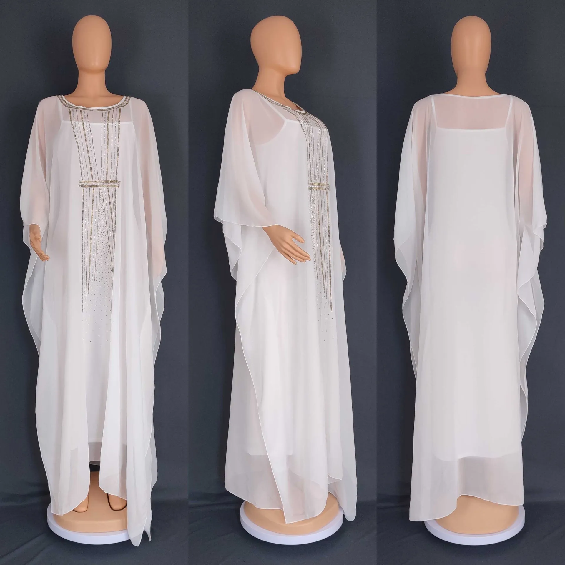 2 Piece Sets African Dresses For Women New Style Classic Dashiki Fashion Loose Long Dress Africa Clothes Muslim Fashion Abaya