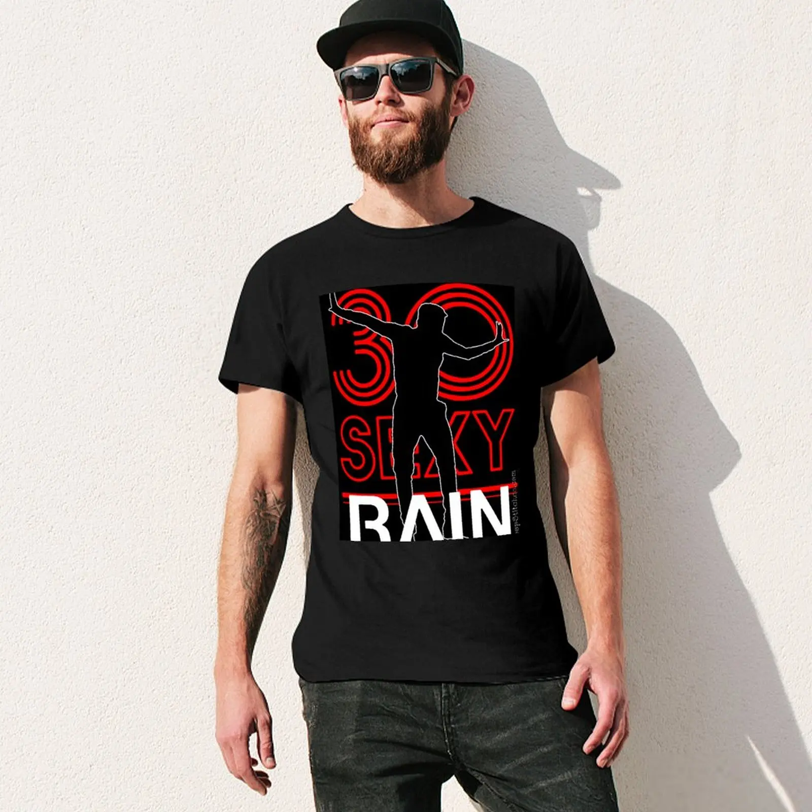 Фото Футболка Rain is 30 Sexy Jung Jihoon, повседневная рабочая одежда. №3