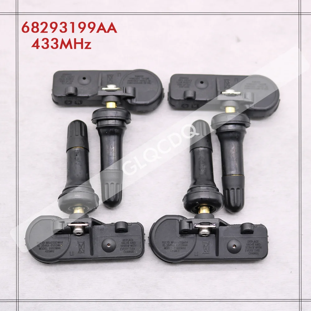 Датчик давления в шинах для 2018 2019 2010 2011 2012 2013 2014 RAM 1500 TPMS 433 МГц датчик давления в шинах TPMS RAM датчик давления воздуха в шинах 68293199AA