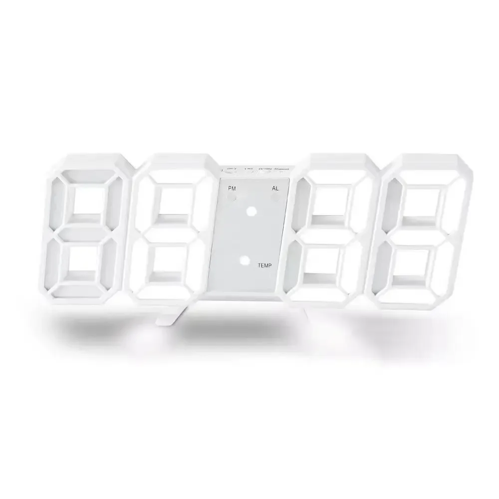 Цифровой 3D телефон будильник креативные умные фоточувствительные часы