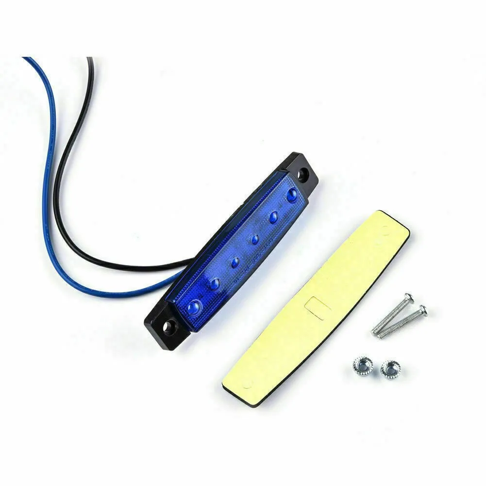

12 шт., подсветка для лодки, 6 светодиодный DC12/24V