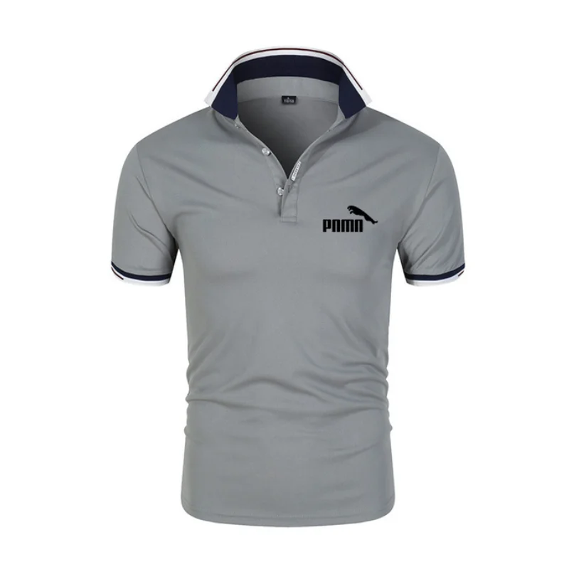 

100% Cotton Breathable Brand Polo Shirts Men's Clothing Summer Tops Short Sleeve Casual Cotton Luxury Quality Fashion Clothes
