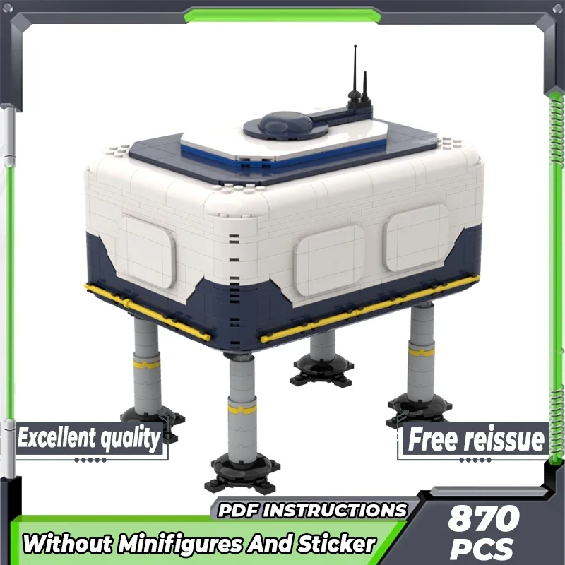 Конструктор Moc С космической базой конструктор Moonpool Subnautica﻿ Technology модульные