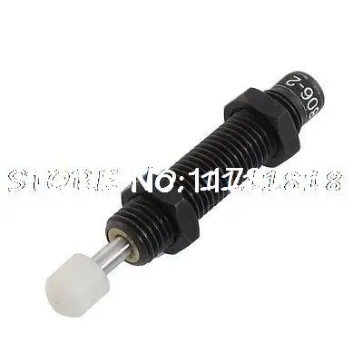 

8mm Dia Thread Orange Plastic Cap Pneumatic Shock Absorber