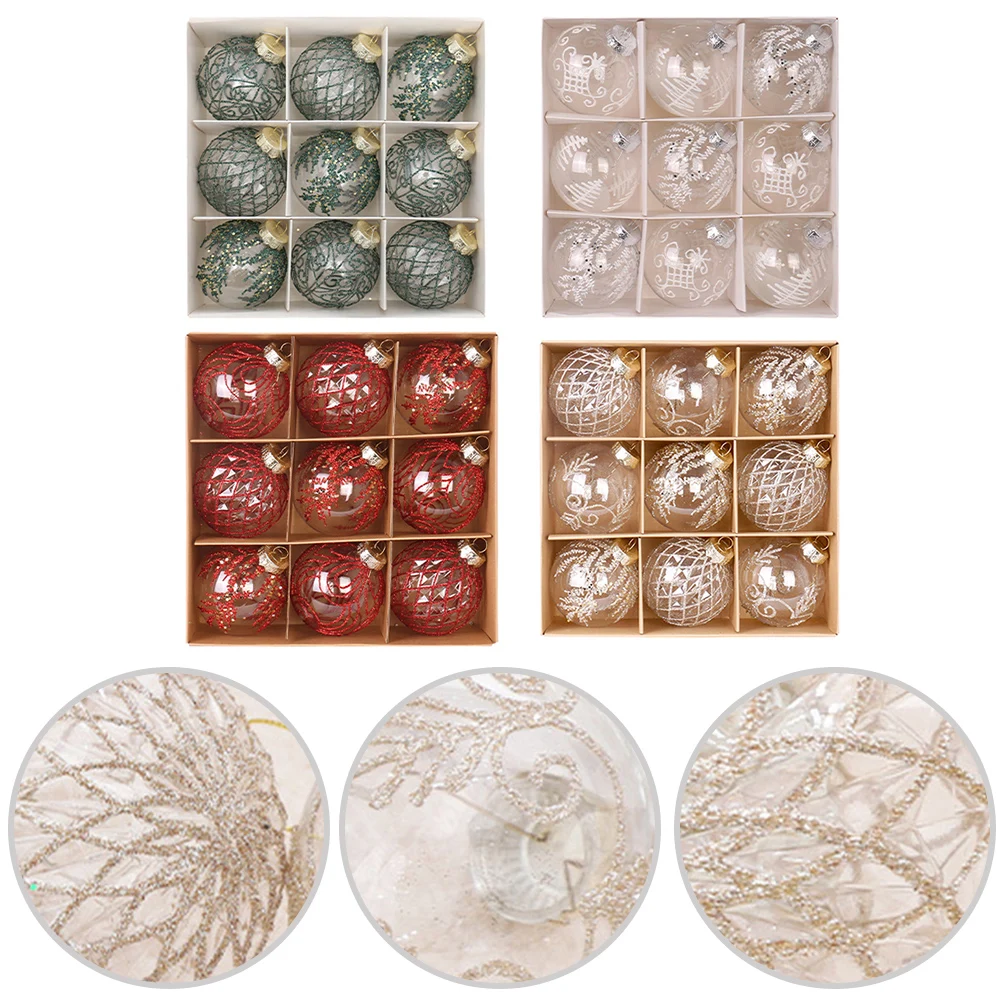 8 см 9 шт. рождественские шары елочные украшения большой шар рождественская елка