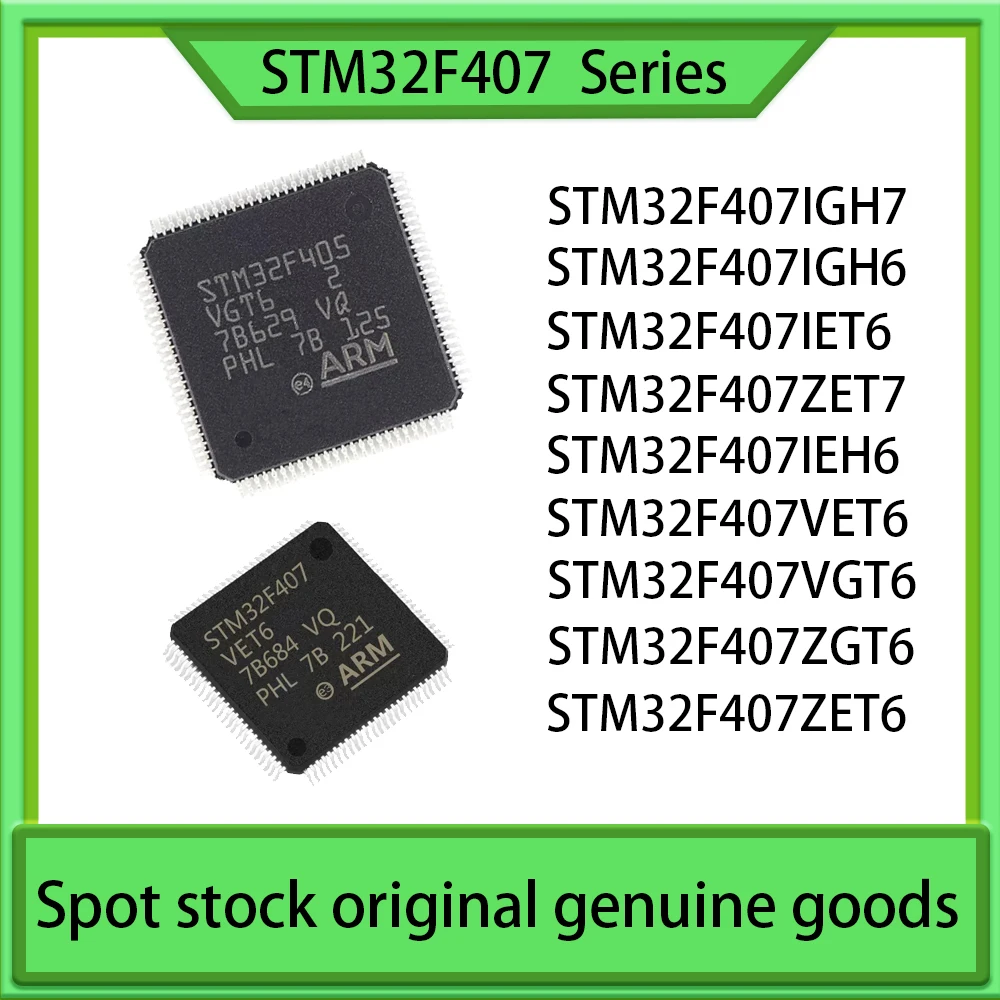 

STM32F407VGT6 STM32F407IGH7 STM32F407ZET6 Package BGA176 Microcontroller SCM 100%Brand New Original Spot Supply BGA176 Chip IGH7
