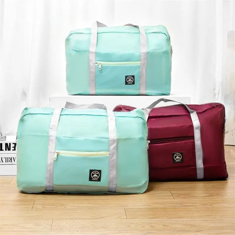 

New Multifunctional Folding Travel Bag Single Shoulder Hand Luggage Bag Large Capacity Luggage Storage Bag Waterproof