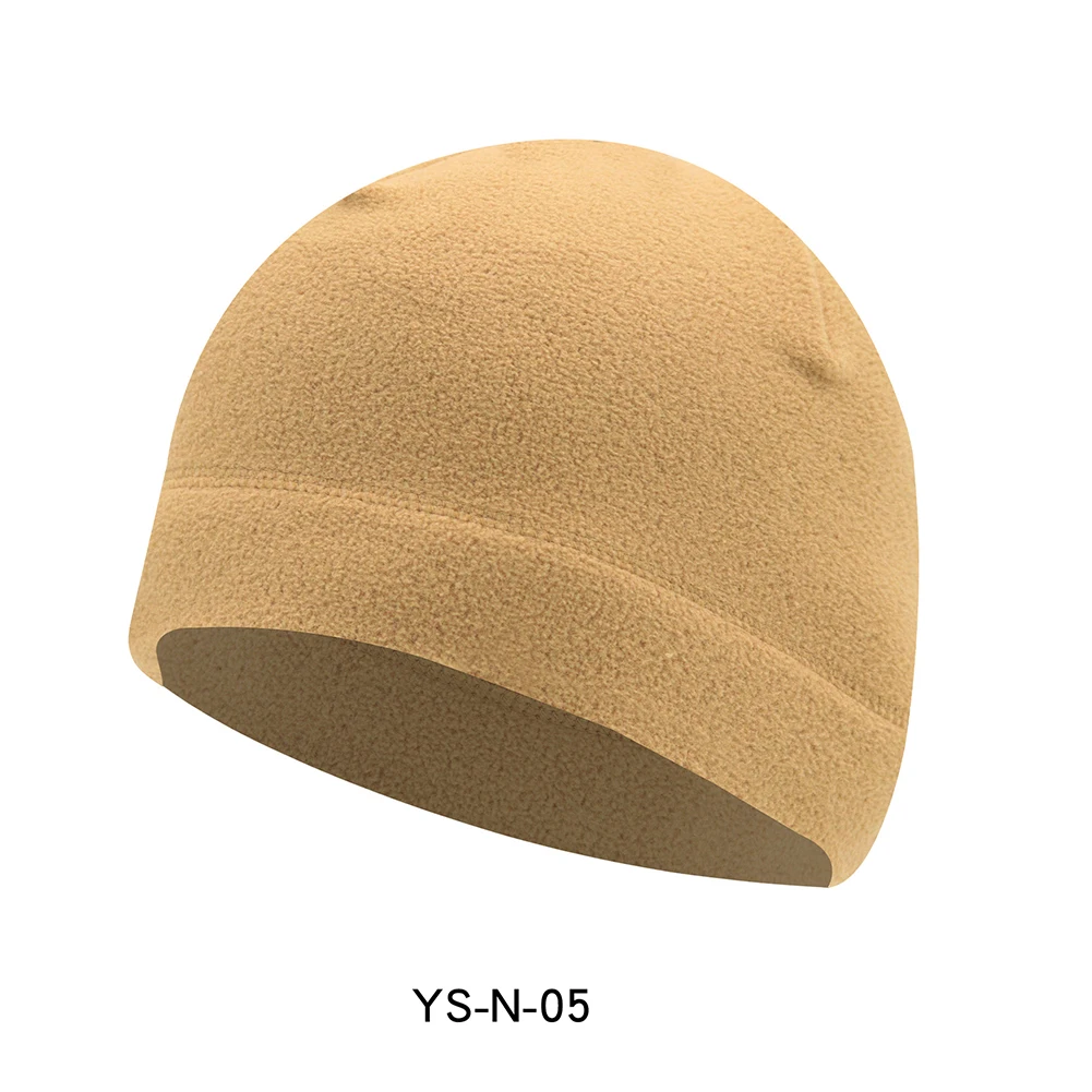 

Men Women Unisex Winter Solid Color Soft Warm Watch Cap Polar Fleece Thickened Military Army Beanie Hat Windproof Outdoor Tough