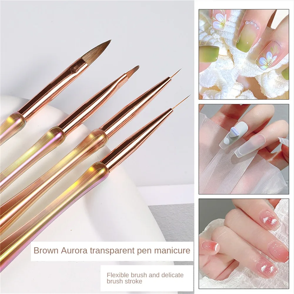 1/2/4 шт. ручка для ногтей с кристаллами