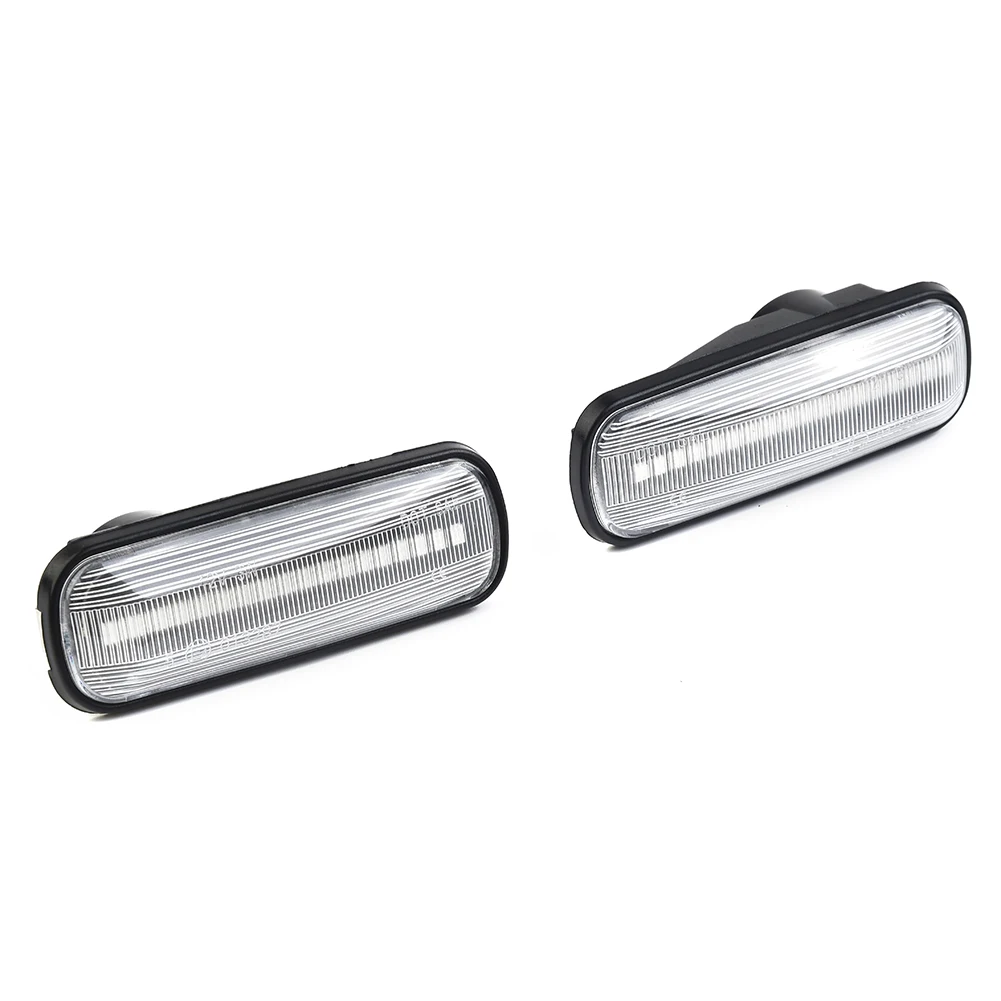 

Durable New Side Marker Lamp Light 2PCS/Set EK EJ For 96-01 Led Parts Replacement Accessories Amber Clear Lens
