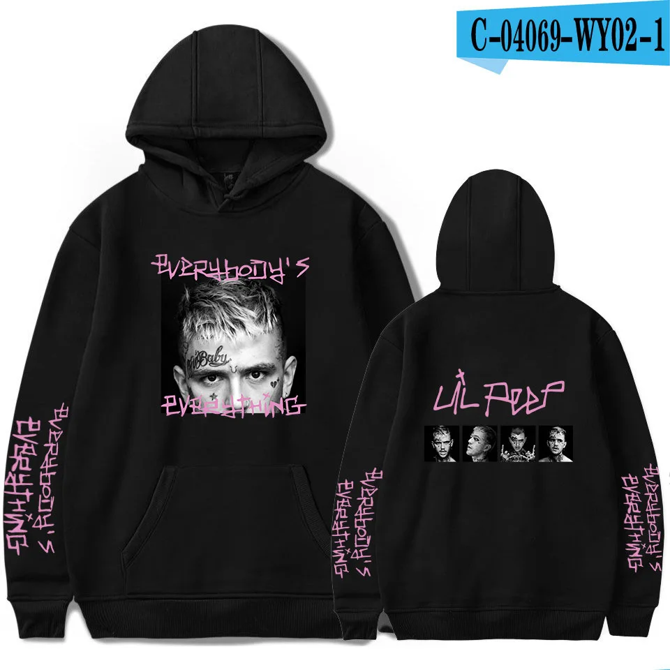 

Men Women Hoodies Lil Peep Hoodies Hell Boy Lil.peep Boy Sweatshirts Male female Sudaderas Cry Baby Hooded graphic hoodie