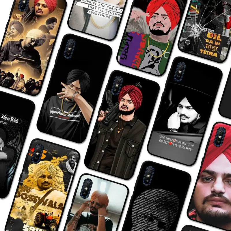 

Indian Rapper Sidhu Moose Wala Phone Case for Redmi 10 9A 8A 7 7A 6 6A 5 5A 4X S2 K30 Ultra K40 Note 8 9 Pro Soft Tpu Cover