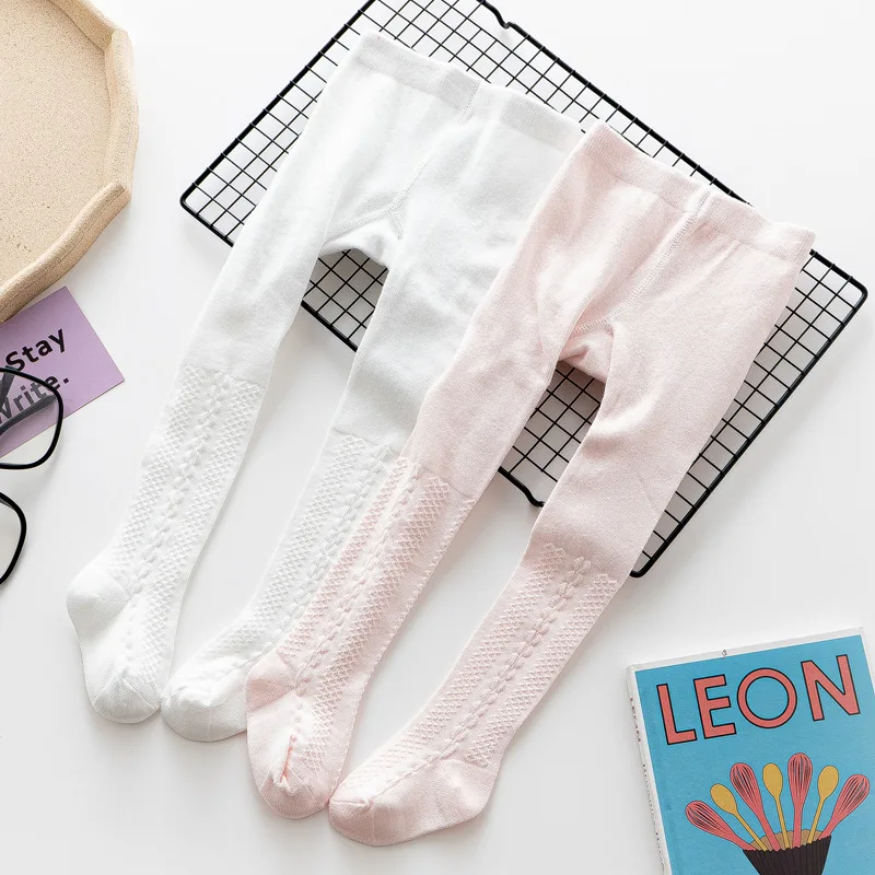Girls Stocking 2021 Spring Summer Tight For Toddler Baby Hollow Infant Ribbed Tights Babies Pantyhose baby girl legging tights |