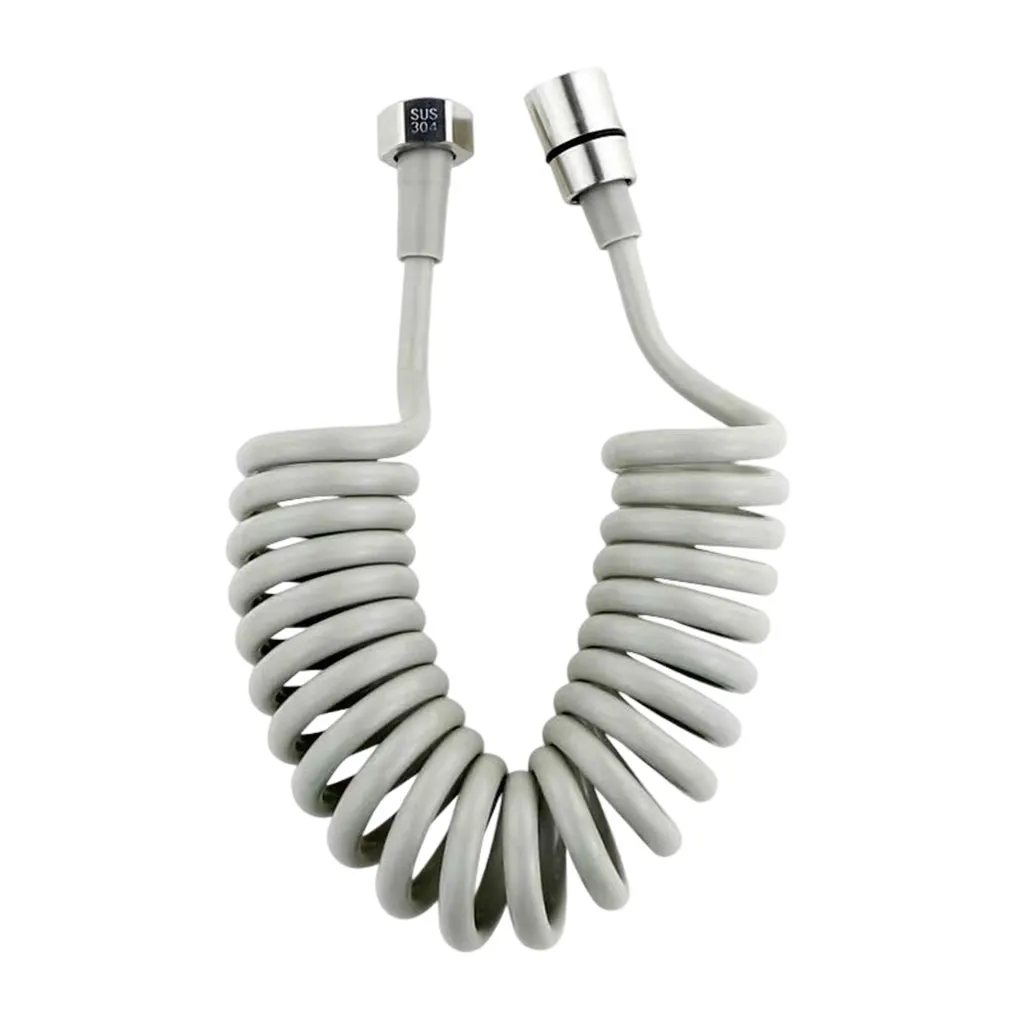 

Spring Flexible Shower Hose Bathroom Toilet Sprayer Soft Tube Part