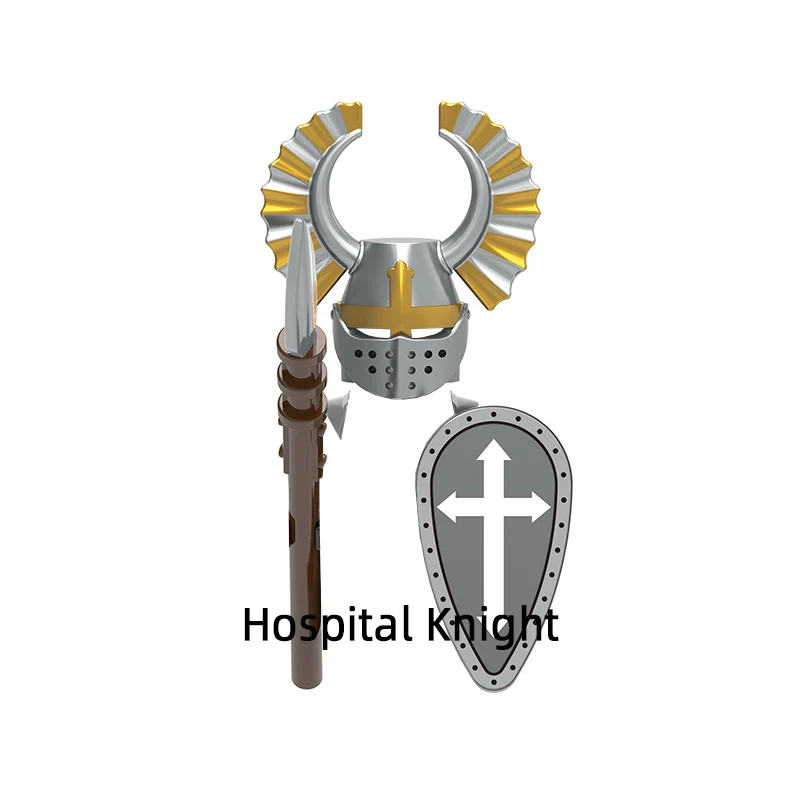 Средневековый бодрящий священник Лев Сердце Больница Тевтонский патрон Храм