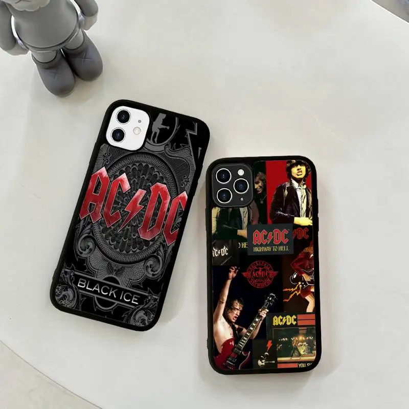 

Music-Band-ACDC-AC-DC-Malcolm-Angus Phone Case Silicone PC+TPU Case for iPhone 11 12 13 Pro Max 8 7 6 Plus X SE XR Hard Fundas