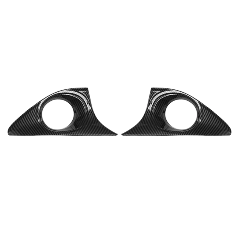 

Car Carbon Fiber Front Fog Light Lamp Cover Trim Foglight Bezel Frame Replacement For Toyota Camry 2012-2014