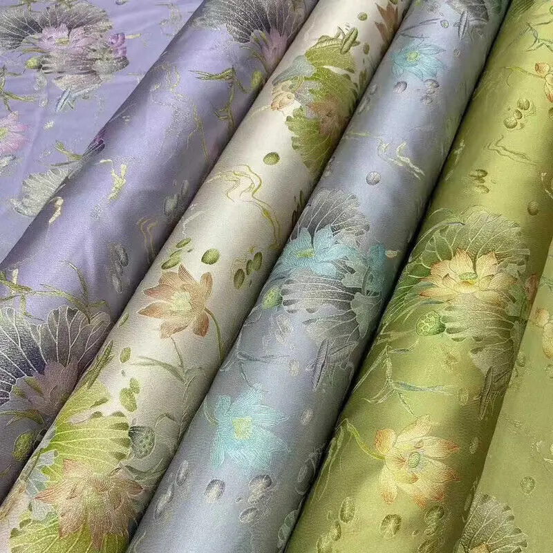 Тканая атласная ткань в китайском стиле из натурального шелка 24momme3d пара HANAJIRUSHI