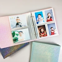 a5 slip in loose leaf photo album 3 ring binder photocard page pocket protectors card sleeves polaroid for 4%c3%976 10%c3%9715 instax mini