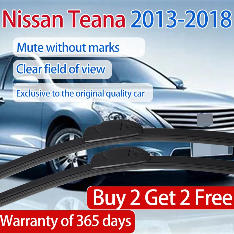 

ShangKeWen Boneless Silicone Windshield Frameless Rubber Car Wipers Blade For Nissan Teana Universal Wipers Nissan Accessories