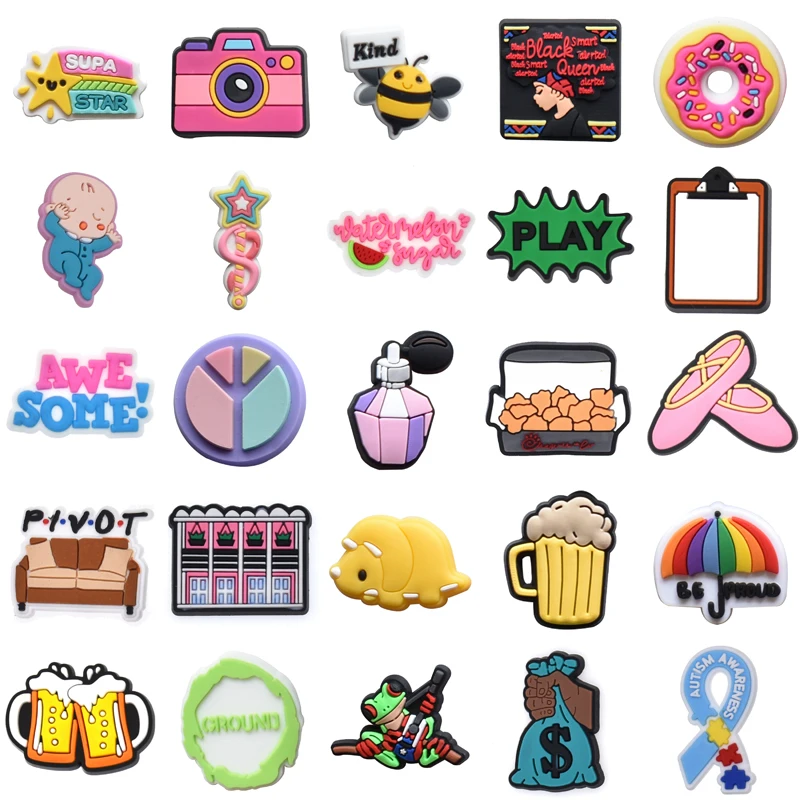 

Shoes Accessories Girl Women Charm Packs Para Pins Wholesale Bulk Decorations for Crocs Boy Set Jeans Kids Gifts Shoe Charms Men