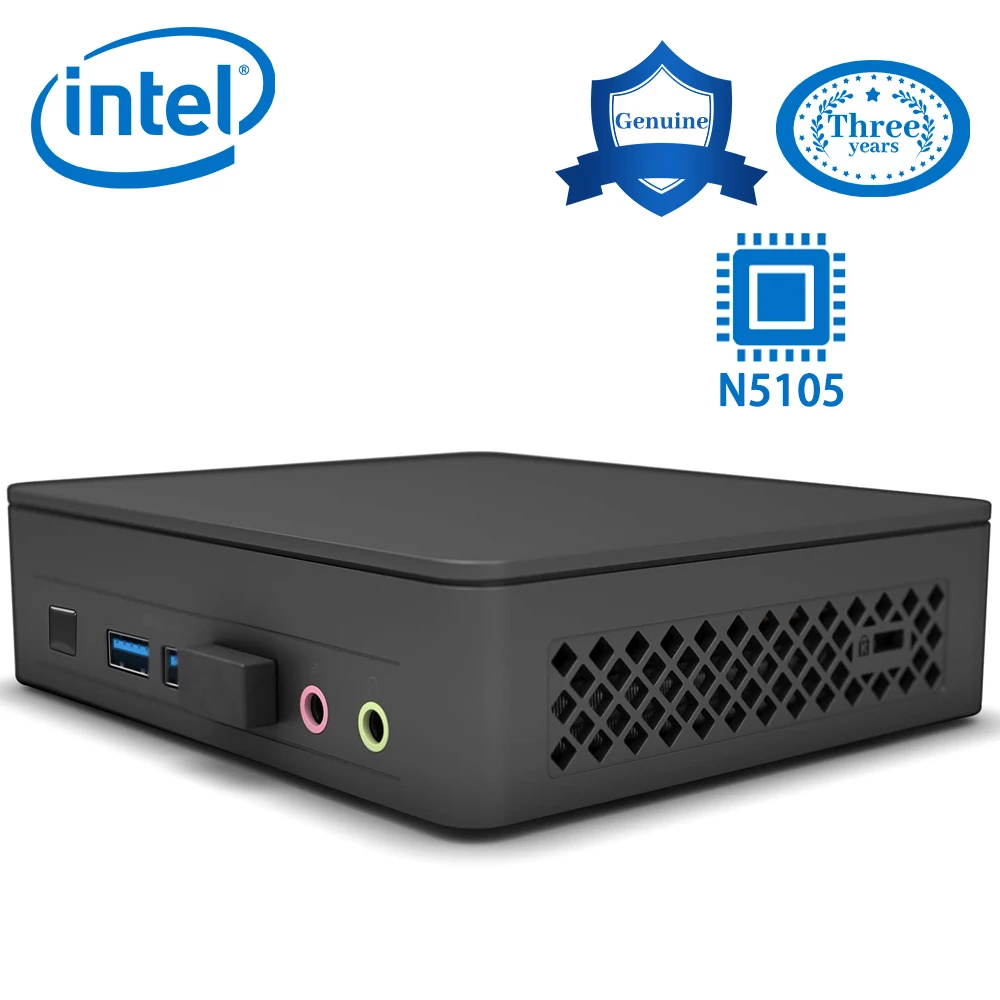 

Intel Mini Pc NUC11ATKC4 Win11 Pro Intel Celeron N5105 4 Core 4 Thread Support 4K UHD Bluetooth v5.1 WiFi 15W Intel UHD Graphics