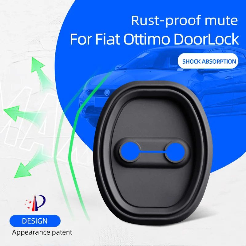 4 шт. для Fiat Ottimo пряжка дверного замка автомобиля амортизирующая защита от