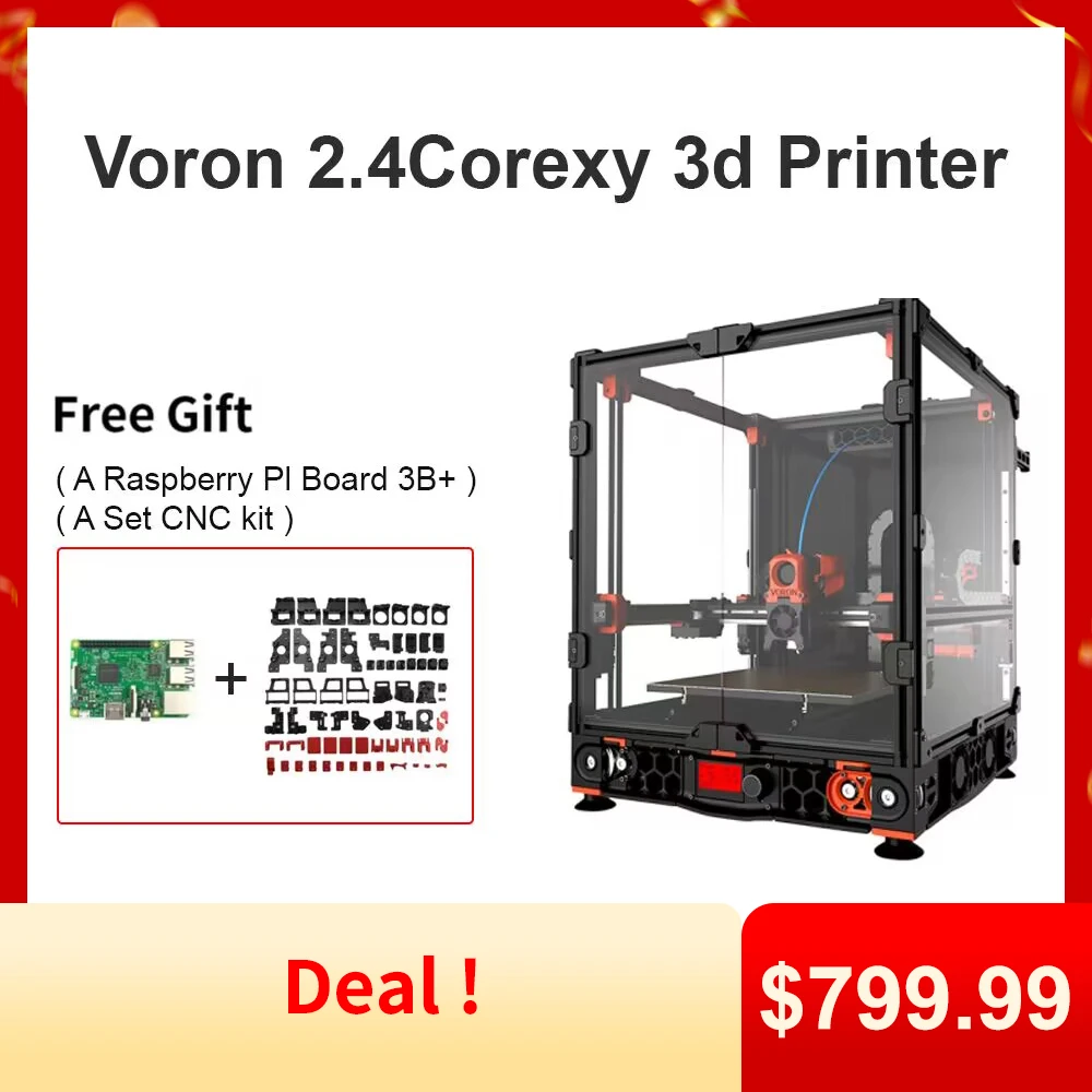 

3d принтер Voron 2,4 R1 corexy с материнской платой RPI и комплектом ЧПУ