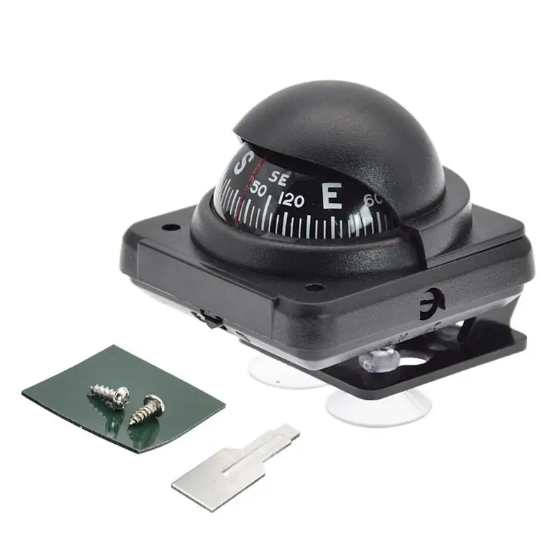 

Outdoor Car Marine Compass Adjustable Viewing Angle Compass Ball