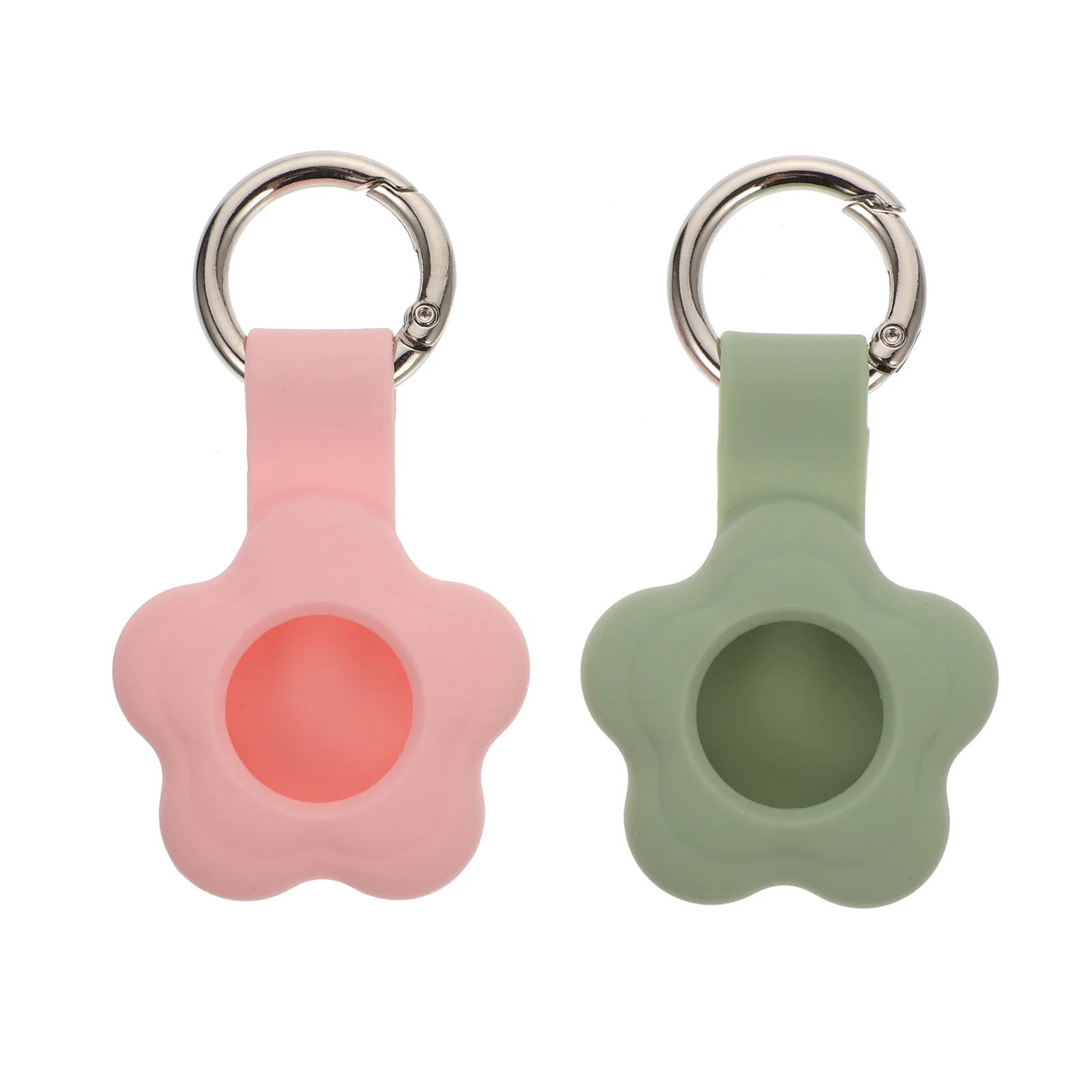

Case Locatorcompatible Tracer Cover Tag Pet Air Tags Antikeychain Ring Key Lightweight Silicone Unbreakable Scratch Travel Shell