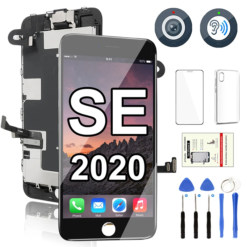 AAA для iPhone SE 2020 SE2 полный комплект ЖК-экрана полная замена дисплея сенсорный