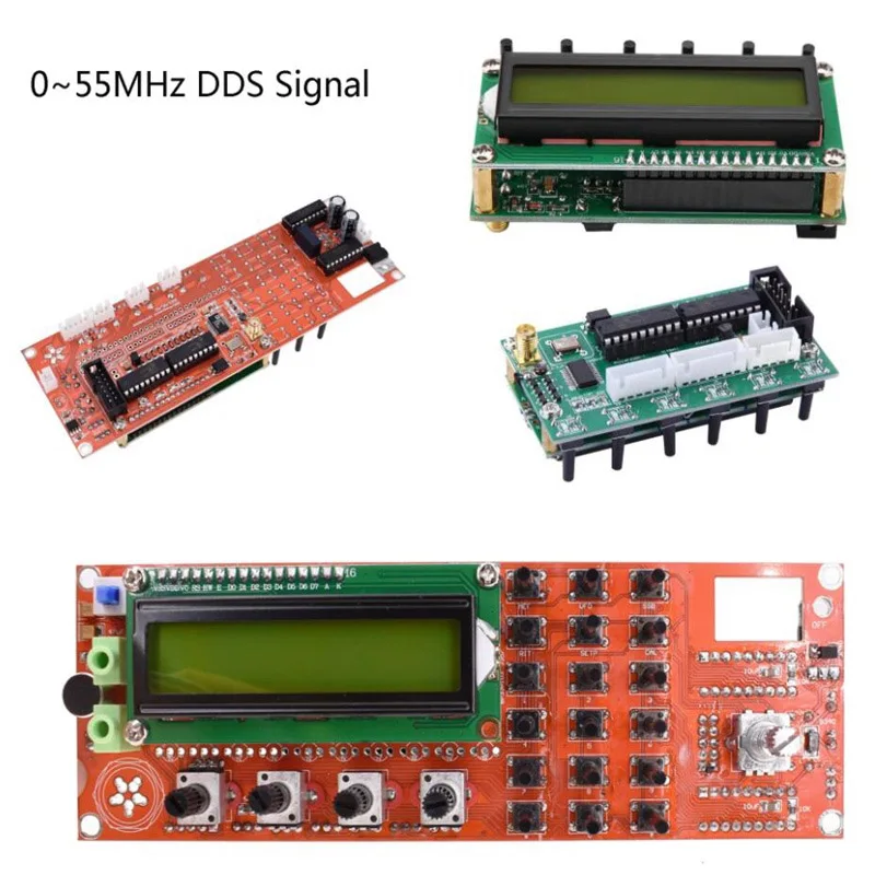 

DDS Signal Generator AD9850 0~55MHz HAM Radio SSB6.1 Transceiver VFO SSB US