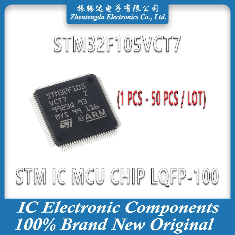 STM32F105VCT7 STM32F105VC STM32F105 STM32F STM32 STM IC MCU Chip LQFP-100