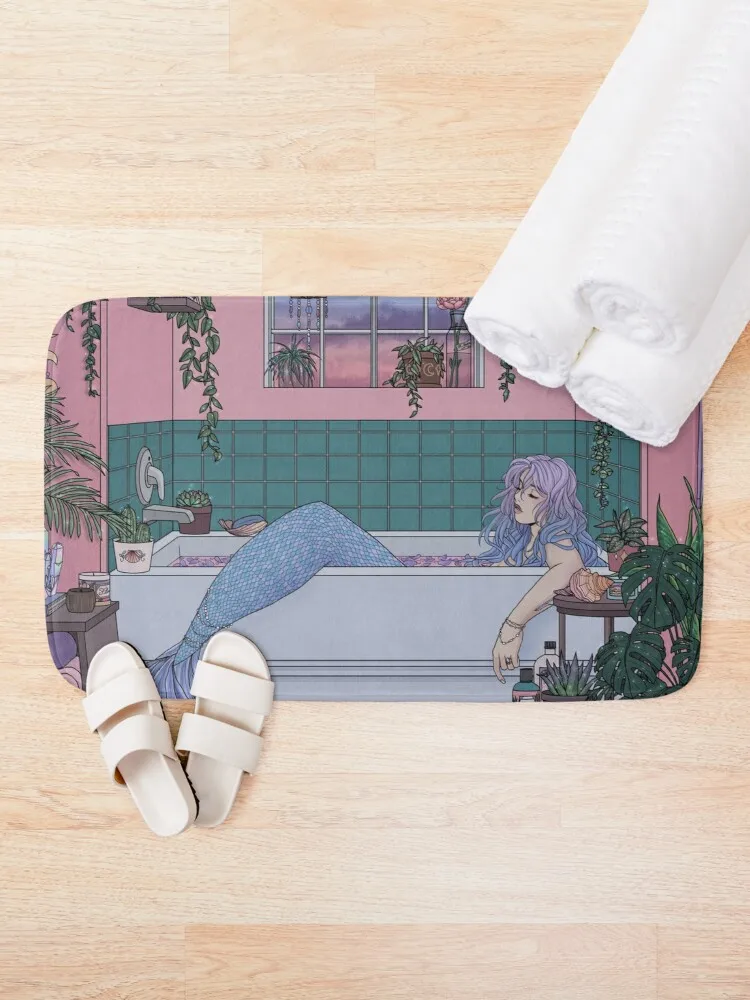 

Коврик для входа в ванную комнату и кухню, впитывающий нескользящий