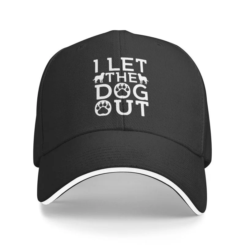 

Бейсболка унисекс с забавным принтом «I Let The Dogs Out»