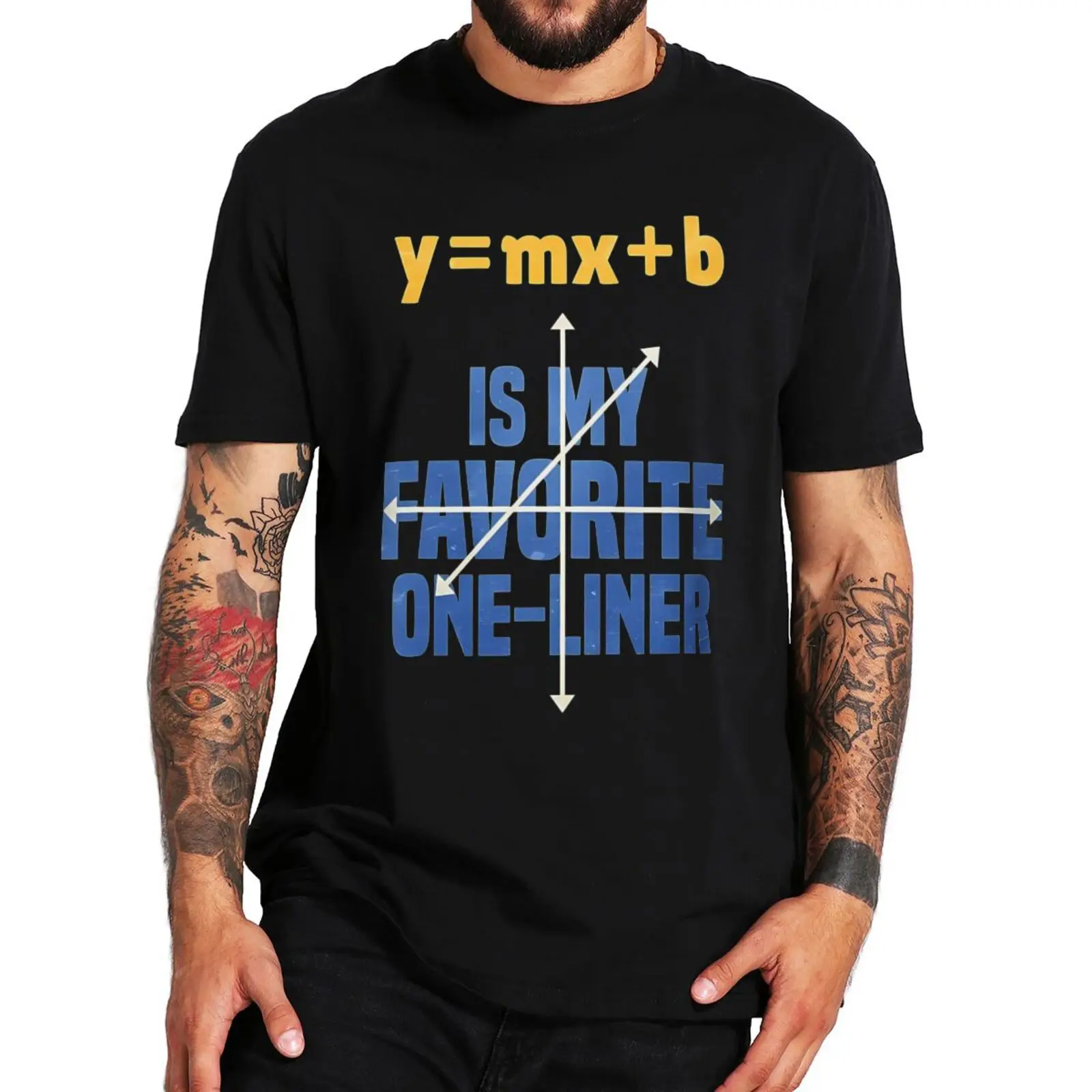 

Y MX B-это моя любимая футболка с одной подкладкой, забавные математические шутки, топы для влюбленных математики, 100% хлопок, Повседневная Мяг...