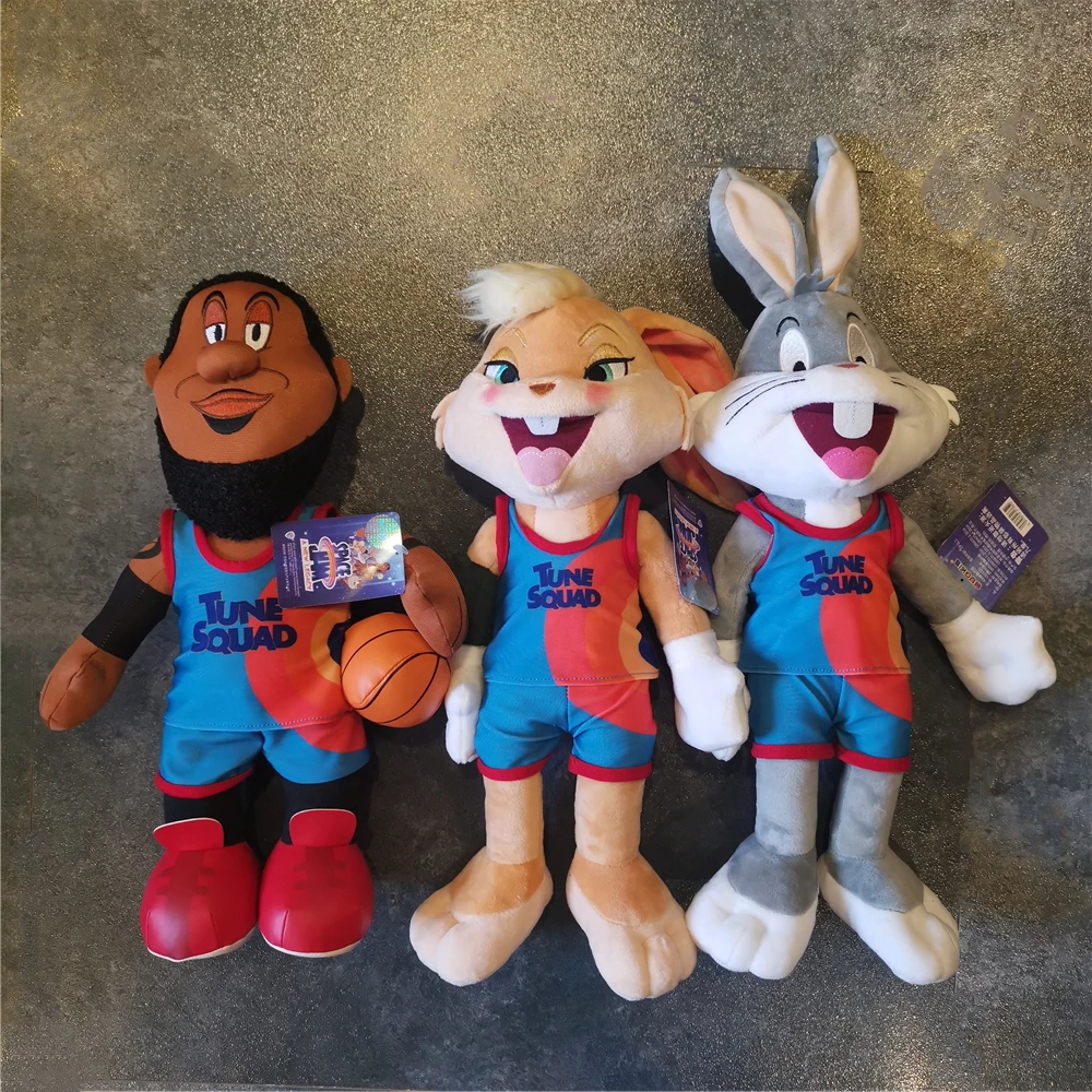

Space Jam 2 A New Legacy James Bugs Bunny Lola Bunny Rabbit Duck Cartoon Movie Plush Toy Stuffed Animals Figure Doll Toys Gift
