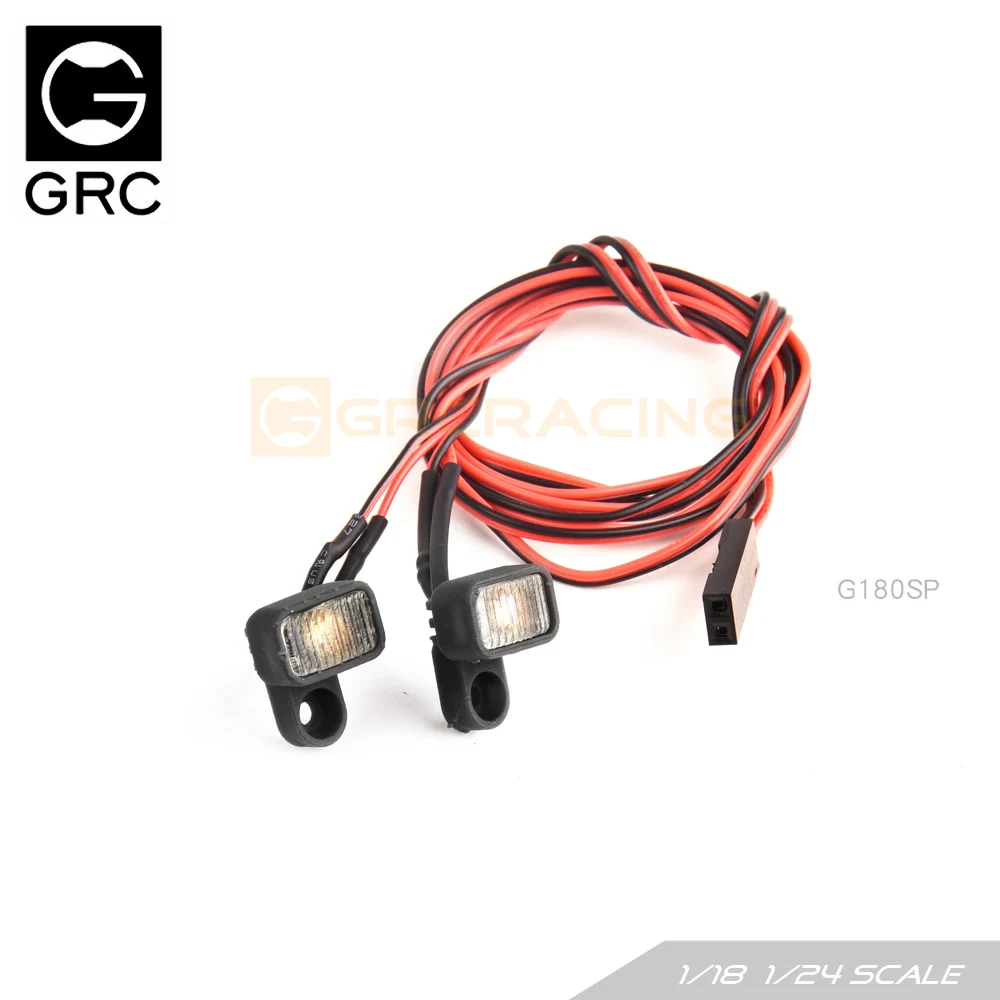 Фото GRC 1/18 передний бампер квадратный прожектор поисковые огни для 1/18 1/24 RC гусеничные автомобили TRX4M SCX24 FCX24 # G180SP №2