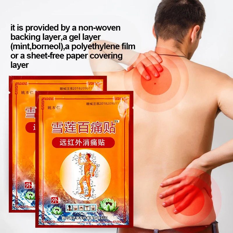 8 шт./упаковка обезболивающие Пластыри для шеи плеч поясницы спины и