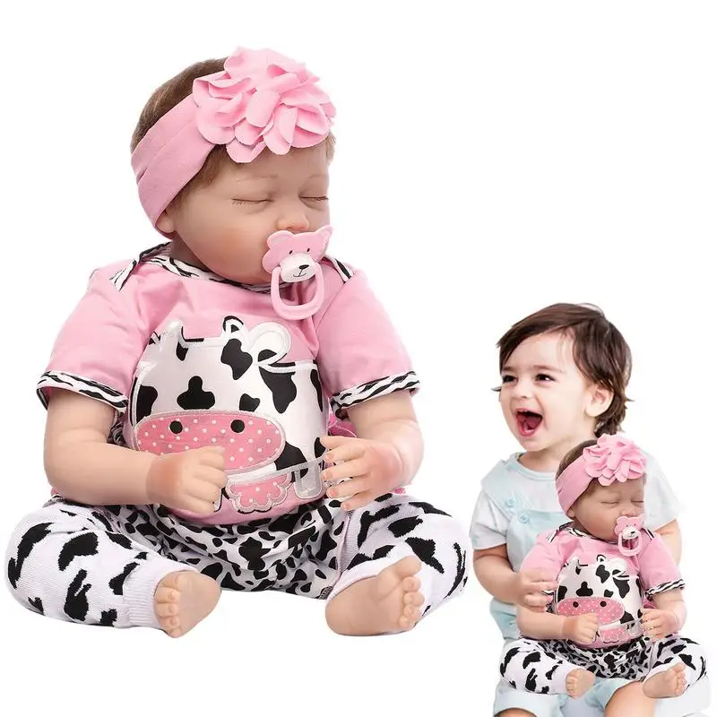 

Realistic Newborn Baby Dolls Realistic Weighted Soft Body Toddler Doll Simulation Baby Toddler Toy That Look Real For Babies